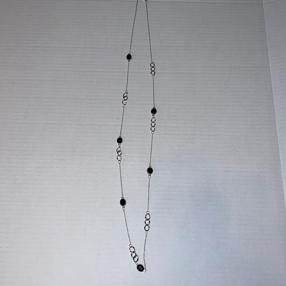 silver necklace